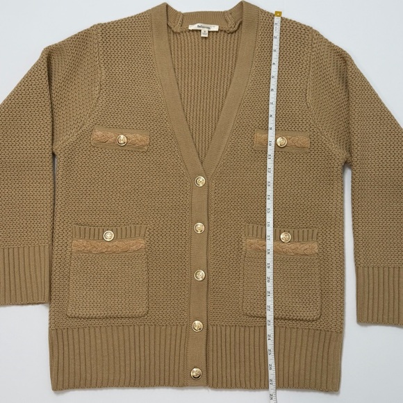 Oversized Camel Cardigan – Cozy Relaxed Knit | Size S | Like New - Picture 6 of 8